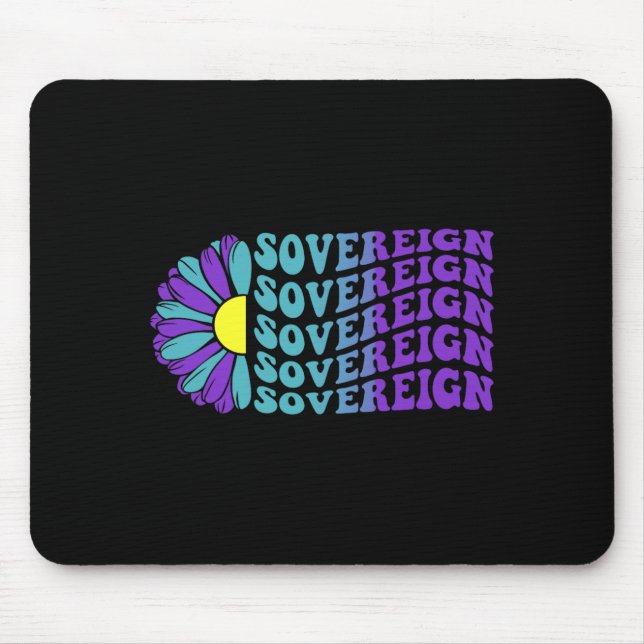 Mousepad Girassol de Conscientização sobre Prevenção do Sui (Frente)