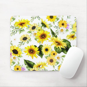 Mousepad Girassol em Aquarela 7