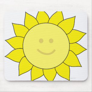 Mousepad Girassol Smiley-Enfrentado