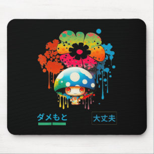 Mousepad Gíria de Anime Frase Japonesa Moda Street Style 