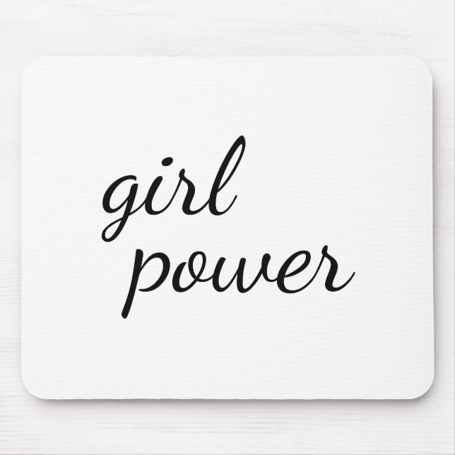 Mousepad Girl Gang Stylish Modern Feminist Girl Power (Frente)