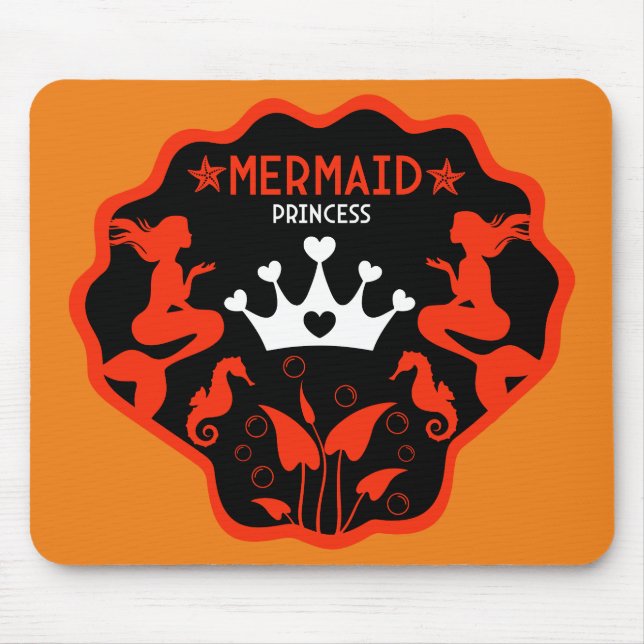 Mousepad Girl Mermaid Princess (Frente)