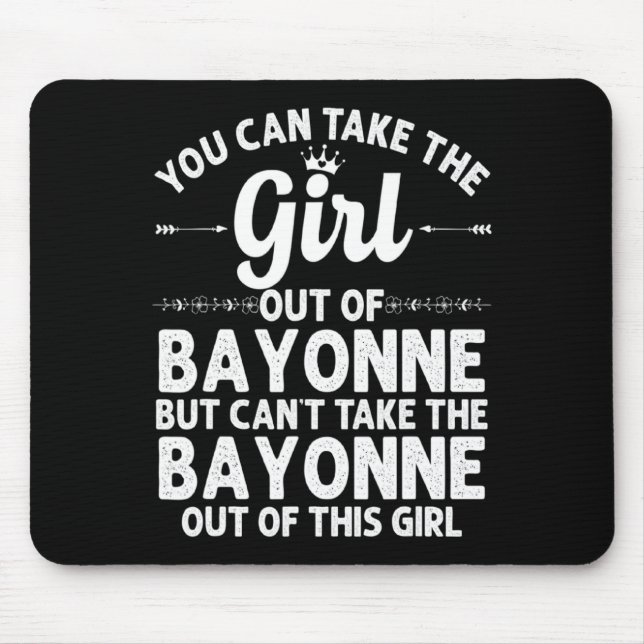 Mousepad Girl Out Of Bayonne Nj New Jersey Home Roots Usa _ (Frente)
