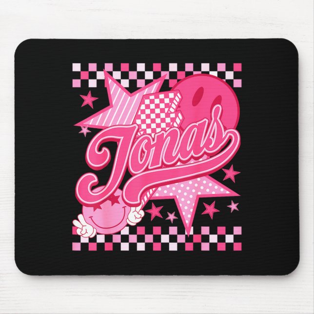 Mousepad Girl Retro Jonas Groovy Flower First Name D 80's  (Frente)