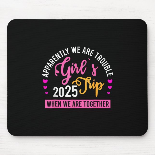Mousepad Girl’s Trip 2025 Summer Beach Weekend Vacation Wom (Frente)