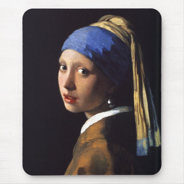 Mousepad Girl with a pearl earring. By Johannes Vermeer (Frente)