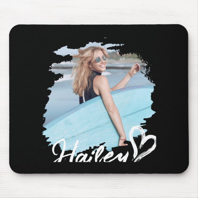Mousepad Girlfriend Nge Heart Simple Modern Cool Photo  (Frente)