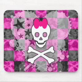 Mousepad Girly Skull & Crossbones