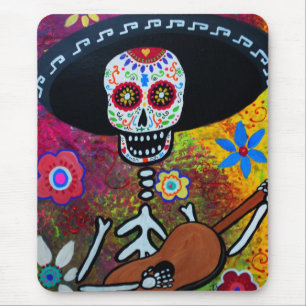 Mousepad Gitarero Serenata Diâmetro de los Muertos