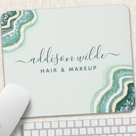 Mousepad Gito Glitter Teal Gode Luxo