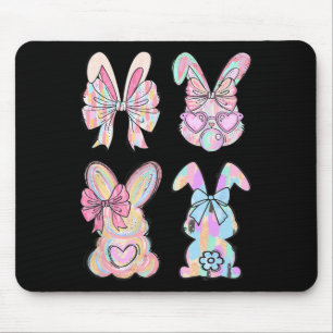 Mousepad Gl Ombré Dia de Páscoa Coelho Fofo Face Coelhinho
