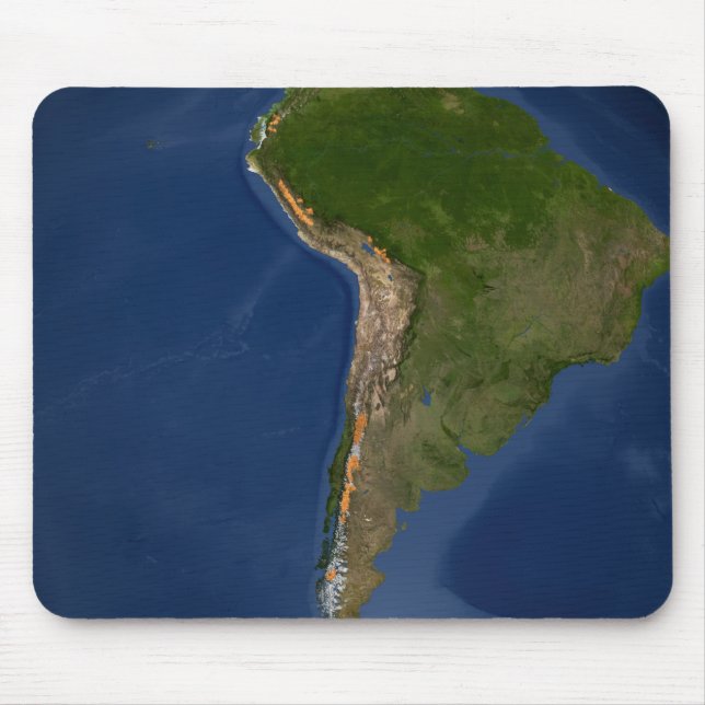 Mousepad Glaciares em regiões da América do Sul (Frente)