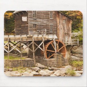 Mousepad Glade Creek Grist Mill, Babcock State Park, 2