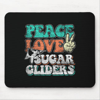 Mousepad Glantes de Açúcar do Peace Love