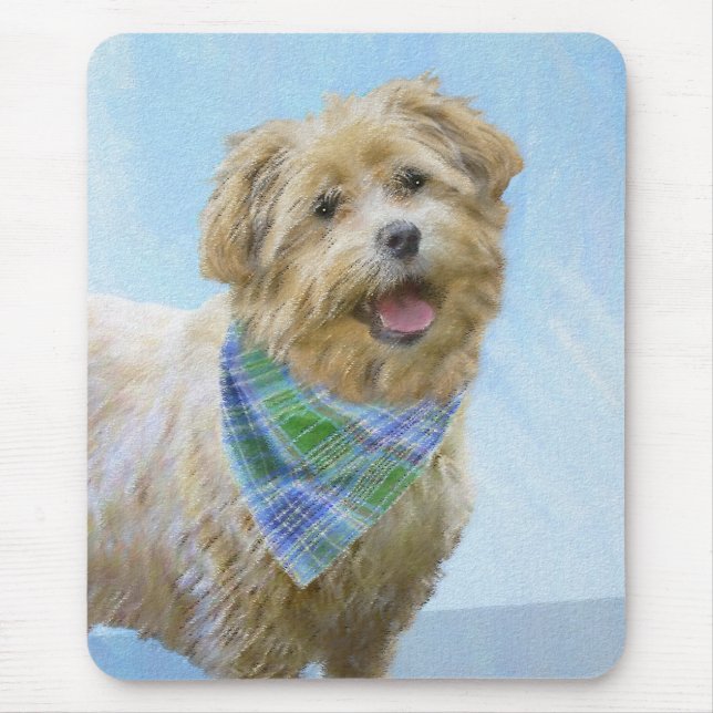 Mousepad Glen of Imaal Terrier Painting - Arte Original de  (Frente)