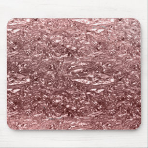 Mousepad Glicma Chorme Metálico Líquido Rosa Dourado