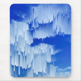 Mousepad Glitch Sunset Landscape Decor