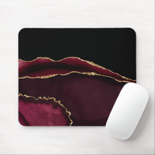 Mousepad Glitor Dourado Roxo-Roxo Agato Marble