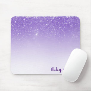 Mousepad Glitter Confetti Em Roxo