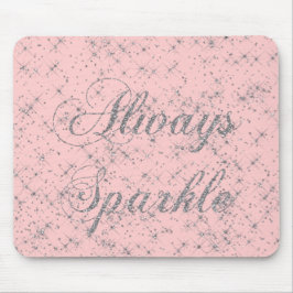 Mousepad Glitter de Prata Sparkle