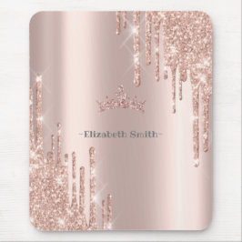 Mousepad Glitter do rosa Elegante,