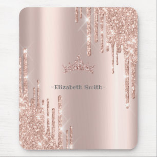 Mousepad Glitter do rosa Elegante,