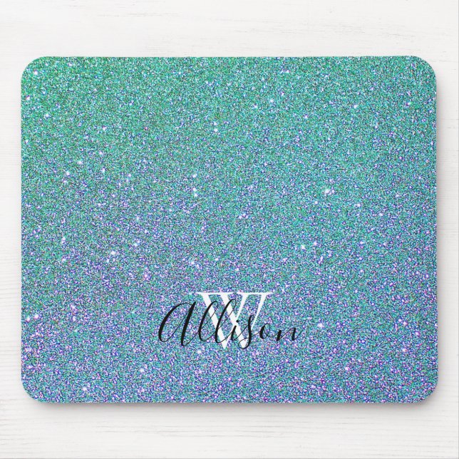 Mousepad Glitter Monograma (Frente)