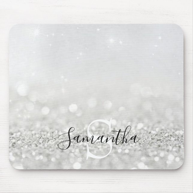 Mousepad Glitter Monograma (Frente)