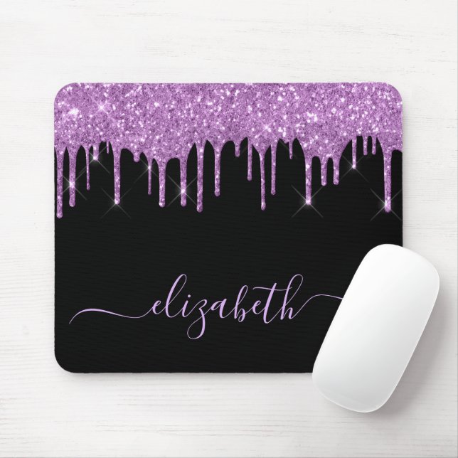Mousepad Glitter Pink Drives Black (Com mouse)