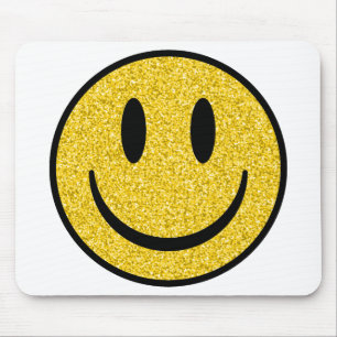 Mousepad Glitter Smile Face