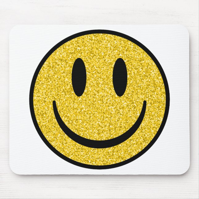 Mousepad Glitter Smile Face (Frente)