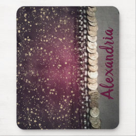 Mousepad Glittery Stars Roxo Gypsy Hip Scarf