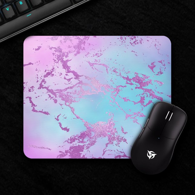 Mousepad Glitzy Marble | Grelha Rosa-Rosa-Rosa-Roxo Ombro (Criador carregado)