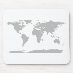 Mousepad globo cinza
