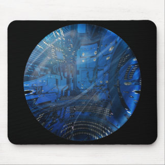 Mousepad globo eletrônico