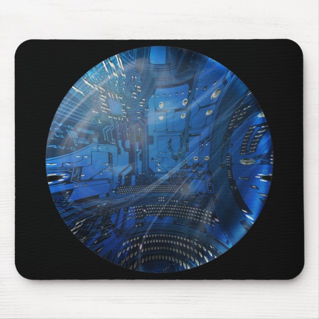 Mousepad globo eletrônico (Frente)