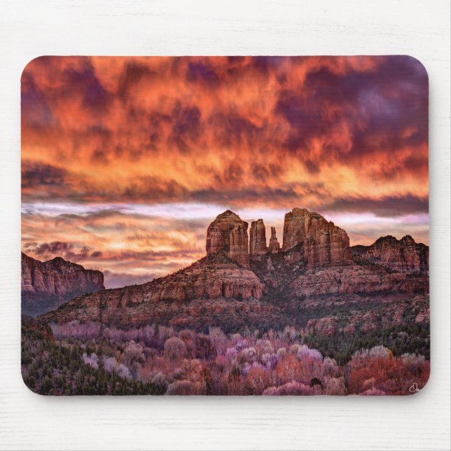 Mousepad Glória da Manhã Rosa (Frente)