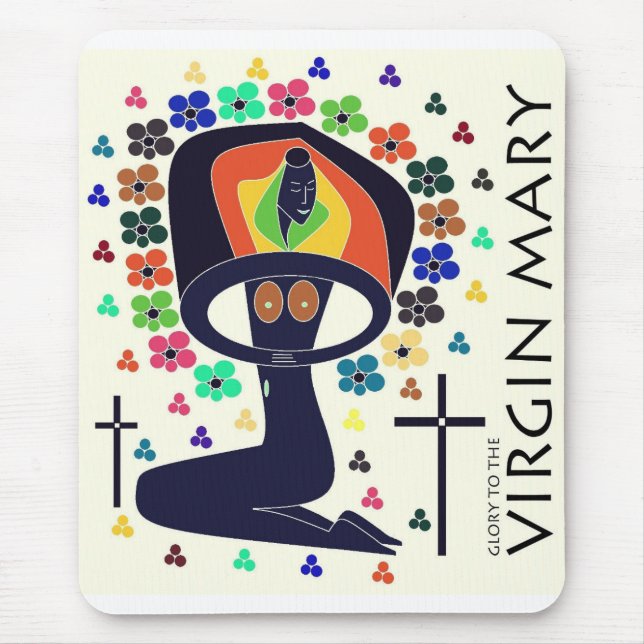 Mousepad glória para a virgem maria (Frente)