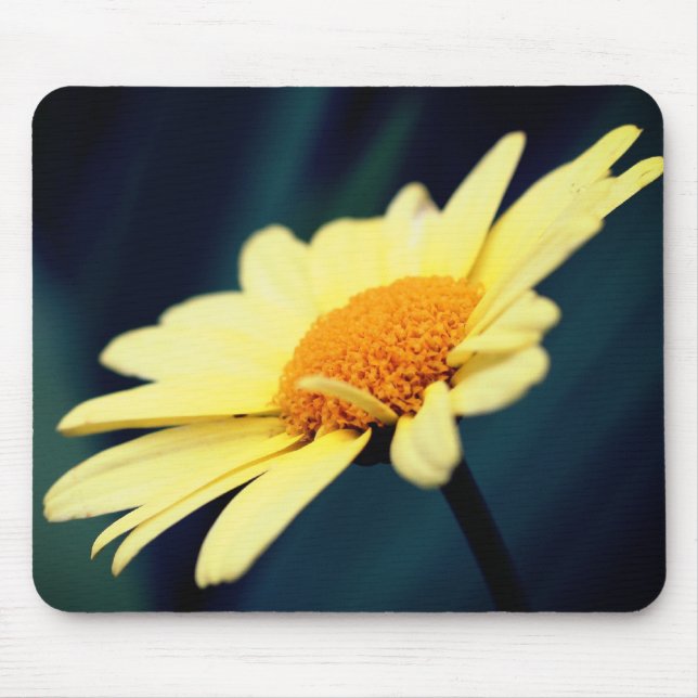 Mousepad Gloriosa Margarida Amarela Flor (Frente)