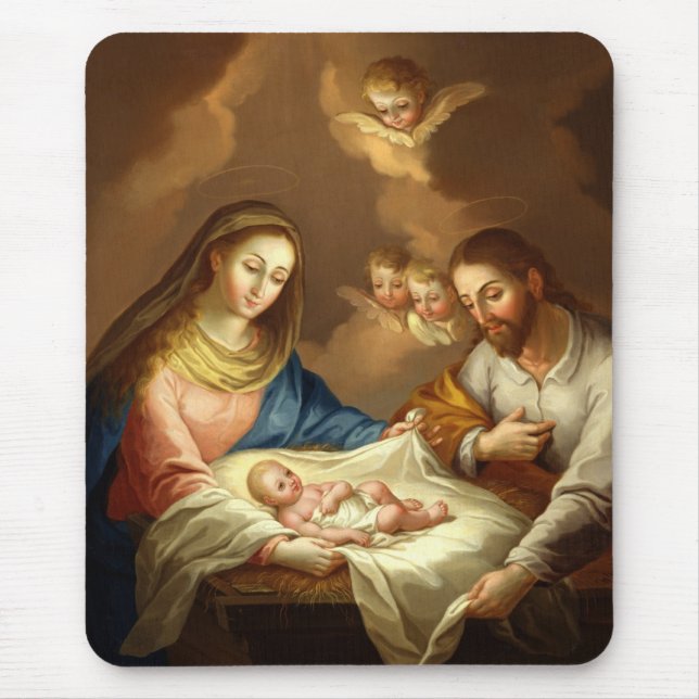MOUSEPAD GLORY TO THE HOLY FAMILY (Frente)