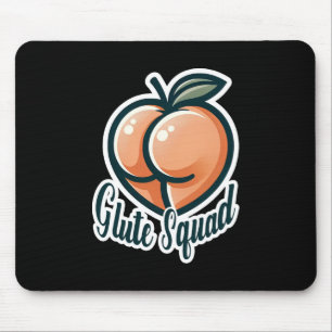 Mousepad Glute Squad Bumbum Glúteos Academia Fitness