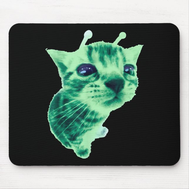 Mousepad Gnarp Cat Bobo Alienígena Cat Memória Brainrot Mem (Frente)