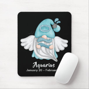 Mousepad Gnome Aquarius - Sinal de Astrologia Angel Mouse P