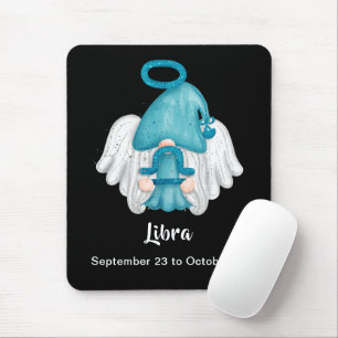 Mousepad Gnome Libra - Símbolo de Astrologia Anjo - Pad do 