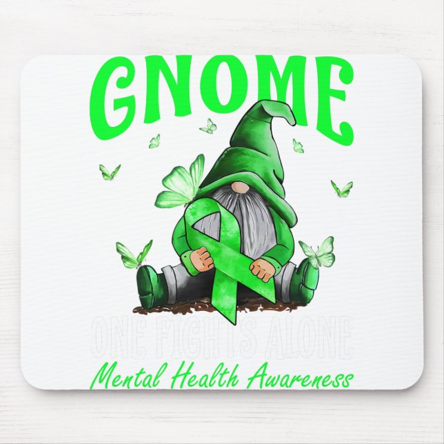 Mousepad Gnome One luta sozinho contra a consciência mental (Frente)