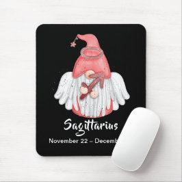 Mousepad Gnome Sagittarius Astrology Sign Angel
