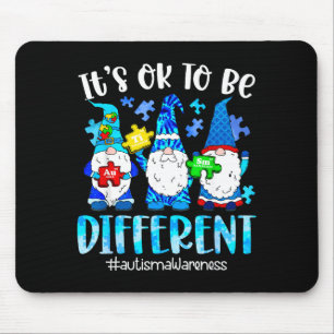 Mousepad Gnômicos fofos conscientização sobre autismo para 