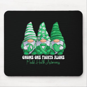 Mousepad Gnomies do Laço Verde do Mês de Conscientização da