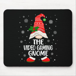 Mousepad Gnomo de jogos eletrônicos engraçado para família