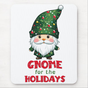 Mousepad Gnomo Para Os Feriados Feliz E Adorável Natal